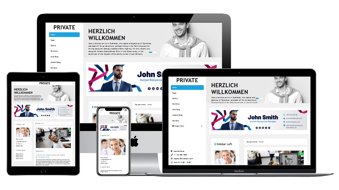 Joomla Template Private